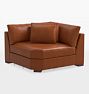 Wrenton Classic Leather Sectional Wedge Corner, Pure Saddle - Make It Yours