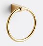 Blair Towel Ring - Aged Brass, Aged Brass