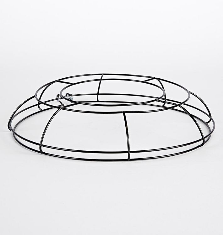 Wire cage for Carson shades black 12in