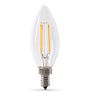 FEIT LED Filament B10 Clear 5.5W 60We Bulb 2 Pack, Title 20 Compliant - Candelabra Base