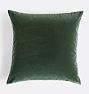 Open Box: Italian Velvet Pillow Cover, Eucaluptus Velvet - 24" x 24"