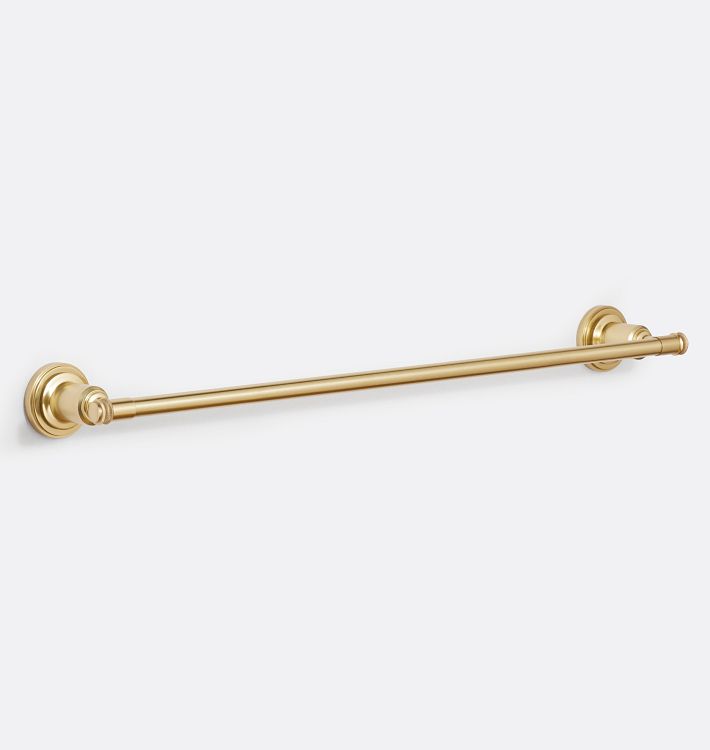 OPEN BOX: Rigdon 24" Towel Bar, Aged Brass