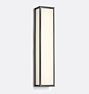 Open Box: Yaquina 24" LED Sconce, Oil-Rubbed Bronze - White Glass Shade
