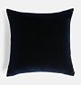 Open Box: Italian Velvet Pillow Cover, Midnight - 24" X 24"