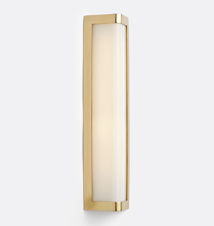 OPEN BOX: Donnelly LED Sconce, Aged Brass