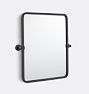 Rigdon Rounded Rectangle Pivot Mirror, 20" x 24" - Oil-Rubbed Bronze