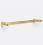 OPEN BOX West Slope 24" Double Towel Bar, Aged Brass