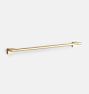 Meadows 24" Towel Bar, Aged Brass
