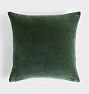 OPEN BOX Italian Velvet Pillow Cover, Eucalyptus Velvet - 20" x 20"