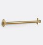 Open Box: Brookside Rail System Components, 24" Rail - Aged Brass