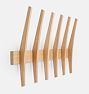 OPEN BOX Brendon Farrell 6-Fin Hook Rack, Oak