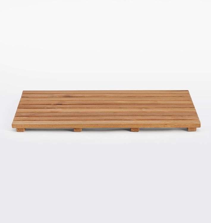 Teak Shower Mat, 25" x 18"