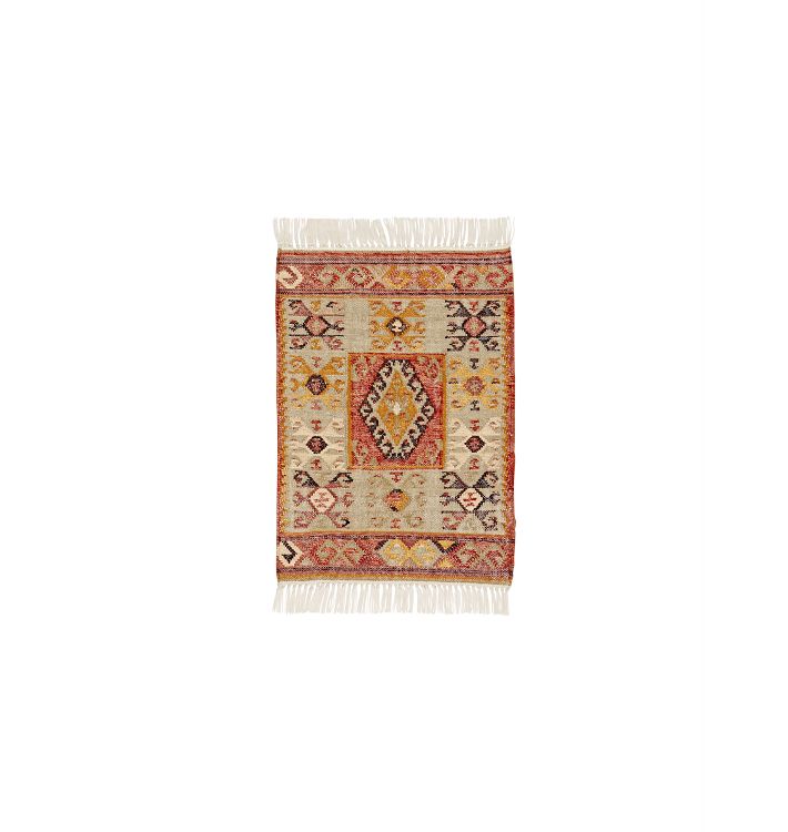 OPEN BOX: Cleary Indoor/Outdoor Flatweave Rug, Cleary Rust - 2' x 3'