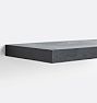 OPEN BOX: Floating Wood Shelf with 2" Height, 12"D x 48"W - Black Ash