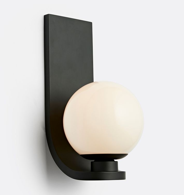 OPEN BOX: Wagner Sconce Oil-Rubbed Bronze - 6" Globe Shade