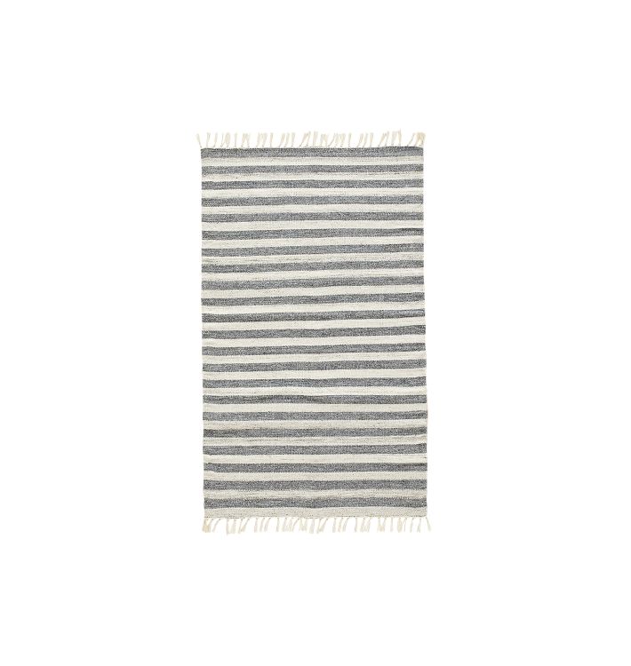 OPEN BOX: Heathered Stripe Indoor/Outdoor Flatweave Rug, 3' x 5'