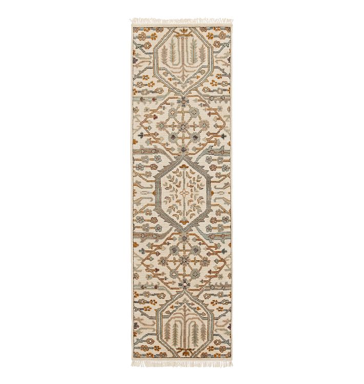 OPEN BOX: Price Hand-Knotted Rug, Price Cream - 2-1/2' x 9'