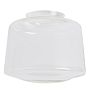 6-1/2in Clear Schoolhouse Drum 3-1/4in Fitter Shade