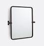 West Slope Rounded Rectangle Pivot Mirror, 18" x 24" - Oil-Rubbed Bronze