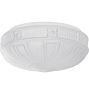 Neoclassical 16in Frosted Bowl Shade