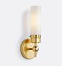 Open Box: Howe Single Tube Wall Sconce Aged Brass