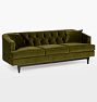 OPEN BOX Monrowe Sofa, Peridot Green Velvet
