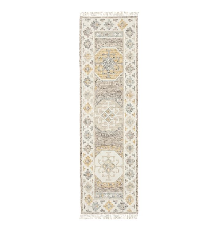OPEN BOX: Goodwin Indoor/Outdoor Rug, Goodwin Gray & Teal - 2-1/2' x 9'