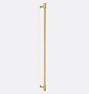 OPEN BOX 24" Ladd Appliance Pull - 24" - Aged Brass