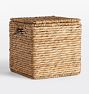 OPEN BOX: Stafford Woven Square Basket, 13" x 13" x 10.5", Natural