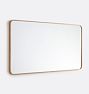 OPEN BOX Bentwood Rounded Double Vanity Mirror, White Oak