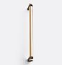 West Slope Appliance Pull, 12" - Aged Brass & Oil-Rubbed Bronze