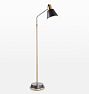 OPEN BOX Cylinder Task Floor Lamp Antique Brass & Bronze