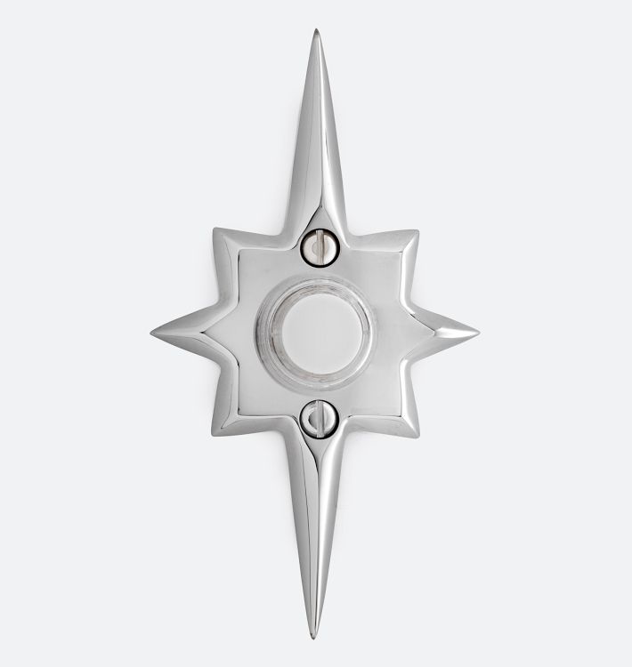 Mid-Century Star Doorbell Button