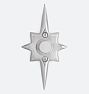 Mid-Century Star Doorbell Button