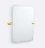 Eastmoreland Frameless Rounded Rectangle Pivot Mirror