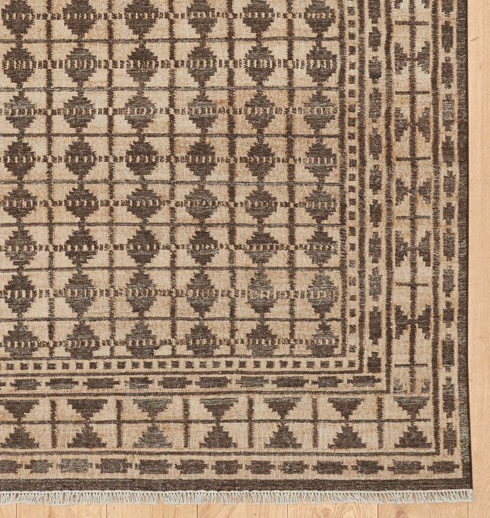 OPEN BOX: Jasmine Jute Wool Flatweave Rug, 6' x 9'