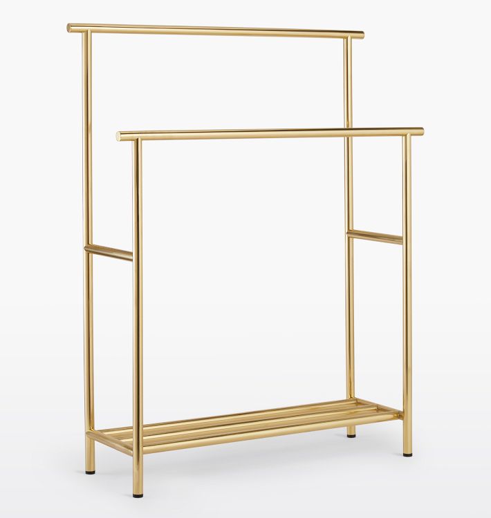 Riley Standing Double Towel Rack