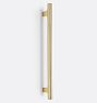 Allenglade Appliance Pull, 12" - Unlacquered Brass