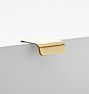 Barrington Cabinet Edge Pull, 2" - Unlacquered Brass