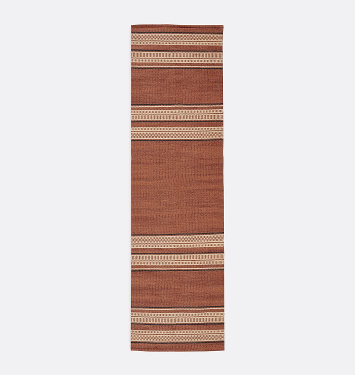 Open Box: Finley Indoor/Outdoor Flatweave Rug, 2-1/2"x 9" - Canyon