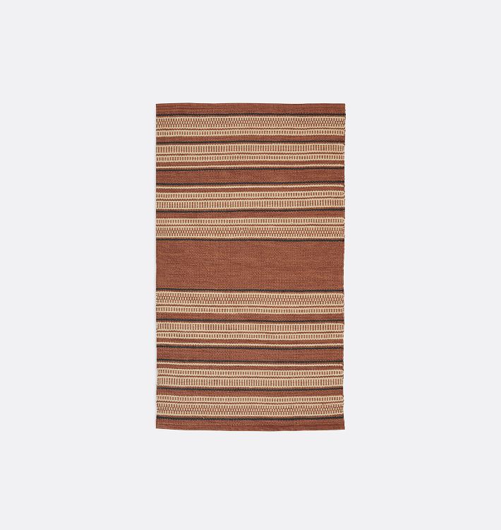 Open Box: Finley Indoor/Outdoor Flatweave Rug, 3" x 5" - Canyon