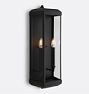 Dahlia Sconce, Clear Glass - 24" Height
