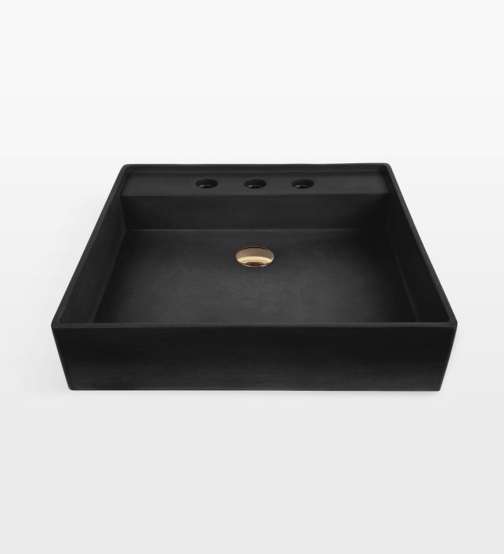 Monterey Bath Sink Single 20in Widespread Drilling Licorice