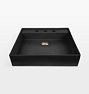 Monterey Bath Sink Single 20in Widespread Drilling Licorice
