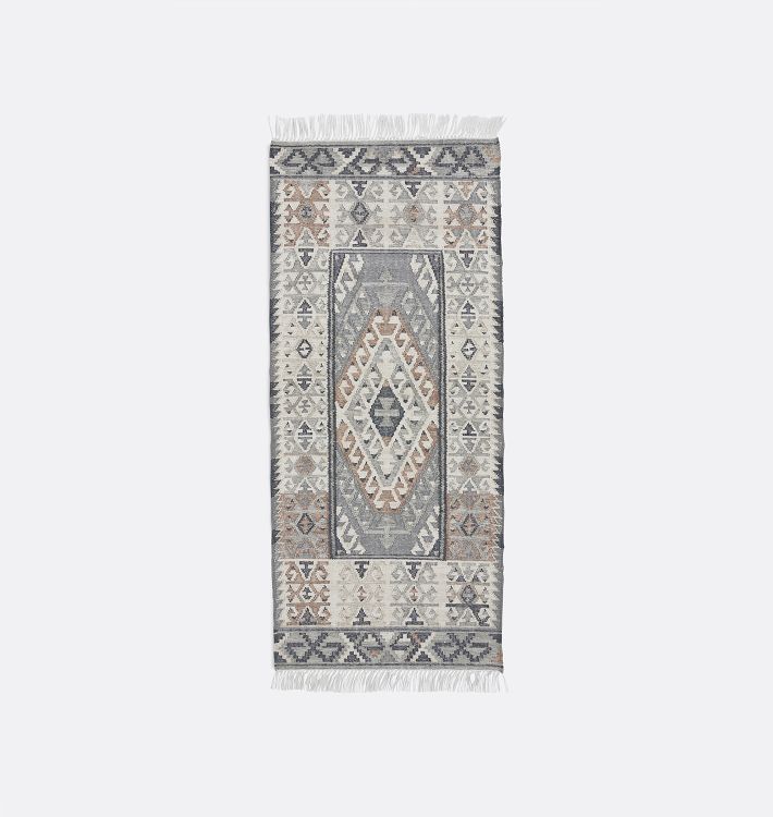 OPEN BOX: Cleary Indoor/Outdoor Flatweave Rug, 2-1/2"x 6" - Dark Slate