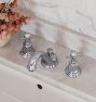 Cardiff Cross Handle Widespread Bathroom Faucet
