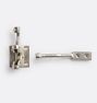 Heavy Duty Gate Latch, White Bronze