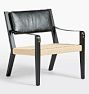 Open Box: Shaw Lounge Chair, Black Ash