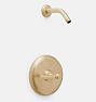 Connor Lever Pressure Balanced Shower Set, Aged Brass