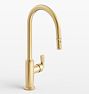 Blair Pull Down Kitchen Faucet - Aged Brass